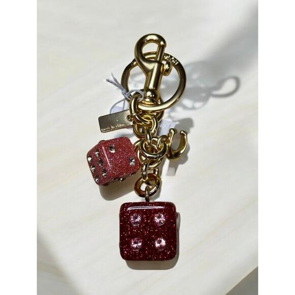 NWT Coach CH831 Multi Dice Cluster Bag Charm - Picture 2 of 4